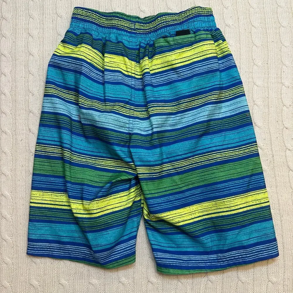 Boy's Nike Stripe Swim Trunks sz L